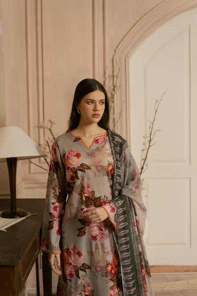 Soft Bloom – 3-Piece Unstitched Digital Lawn Suit