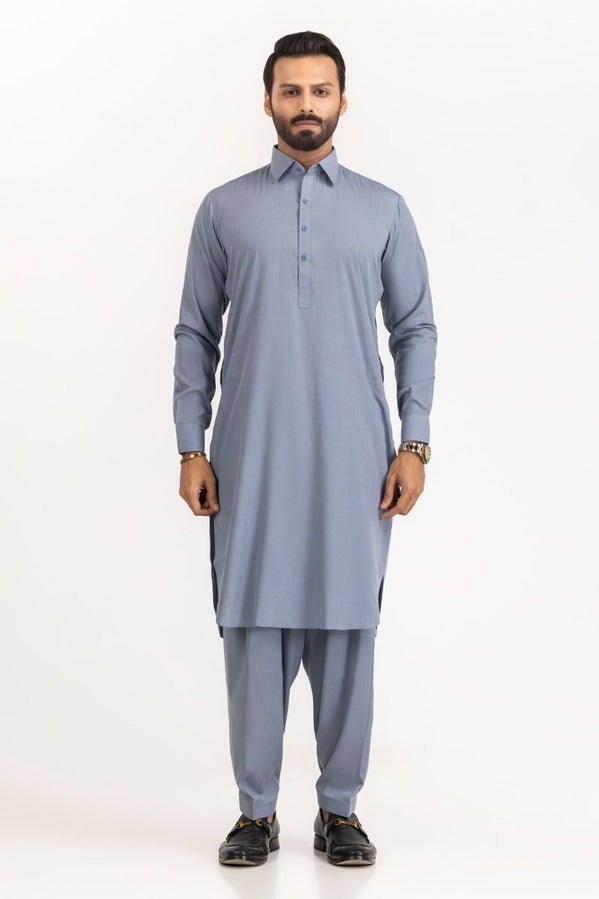 Pure Silver Grey Boski - Original Unstitched Fabric