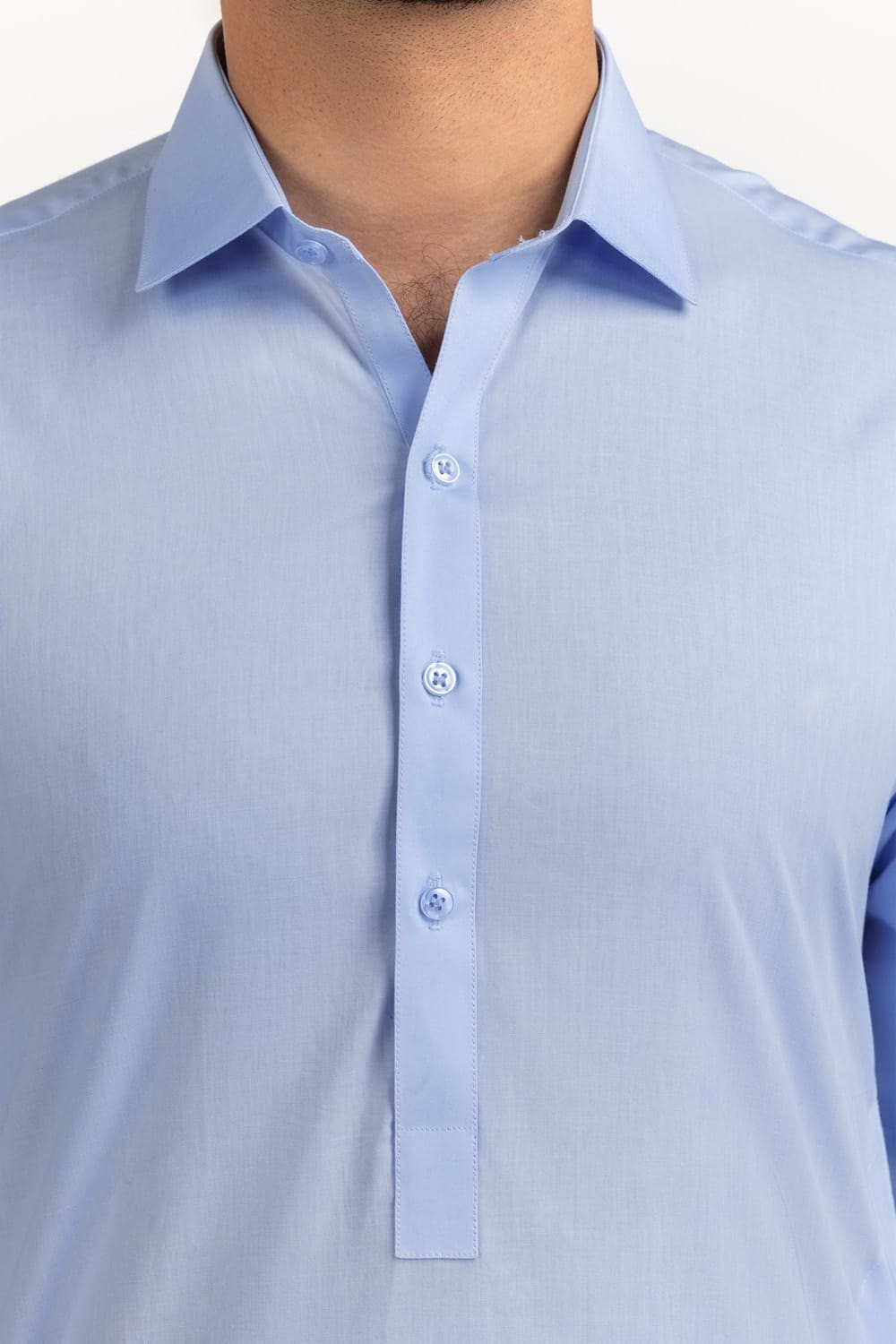 Sky Blue - Cotton Club Twill Plus - Unstitched Fabric