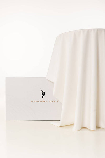 Pure OFF - White Boski - Original Unstitched Fabric