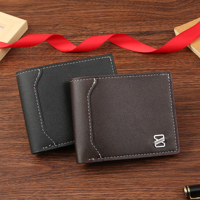 Thread Leather Wallet - Faux Classic – Sleek, Durable, Stylish,