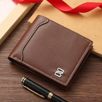 Thread Leather Wallet - Faux Classic – Sleek, Durable, Stylish,