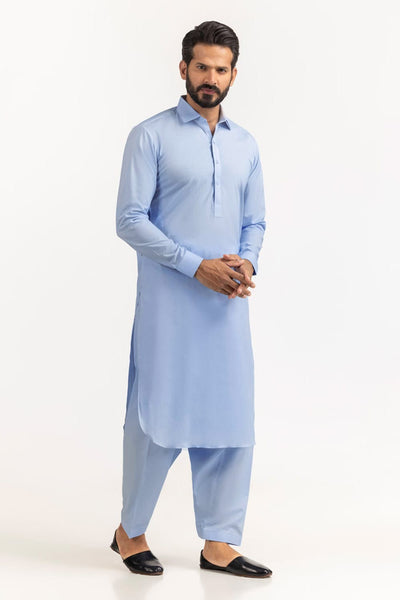 Sky Blue - Cotton Club Twill Plus - Unstitched Fabric