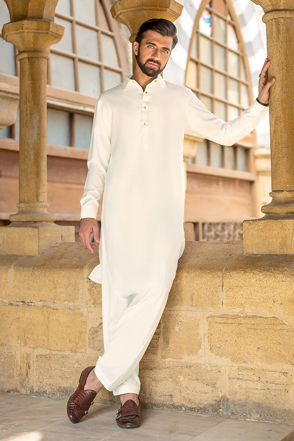 Pure Cream - Original Unstitched Fabric