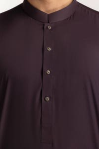 Pure Dark Purple  - Original Unstitched Fabric
