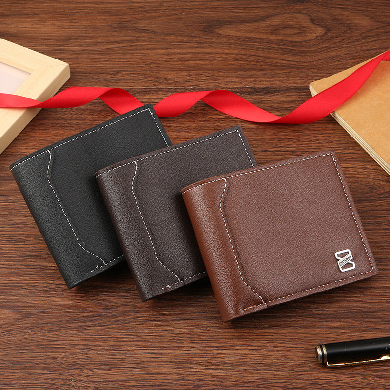 Thread Leather Wallet - Faux Classic – Sleek, Durable, Stylish,