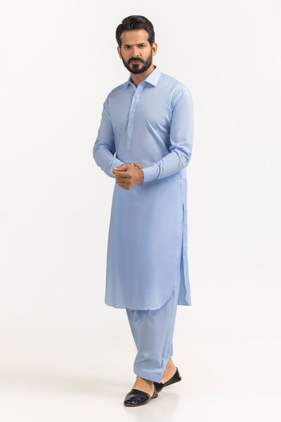 Sky Blue - Cotton Club Twill Plus - Unstitched Fabric