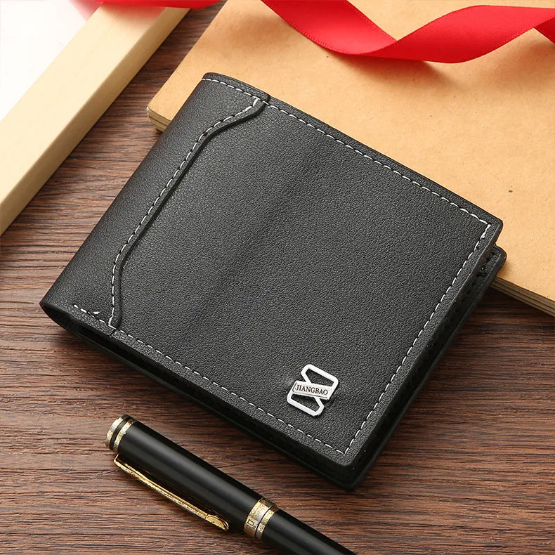 Thread Leather Wallet - Faux Classic – Sleek, Durable, Stylish,