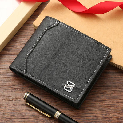 Thread Leather Wallet - Faux Classic – Sleek, Durable, Stylish,
