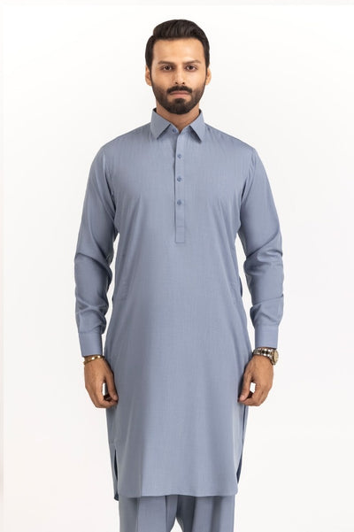 Pure Silver Grey Boski - Original Unstitched Fabric