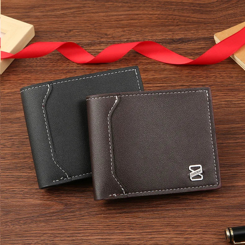Thread Leather Wallet - Faux Classic – Sleek, Durable, Stylish,