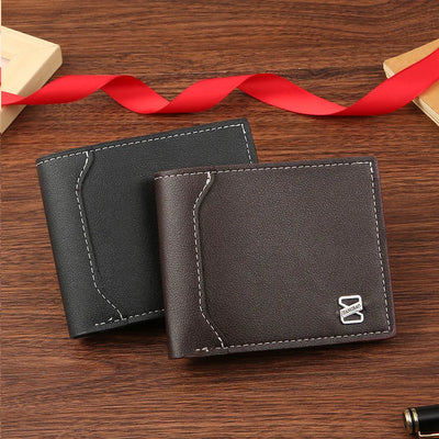 Thread Leather Wallet - Faux Classic – Sleek, Durable, Stylish,