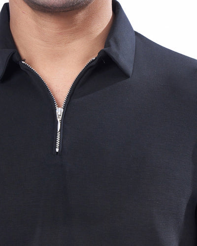 Suede Zipper - Polo