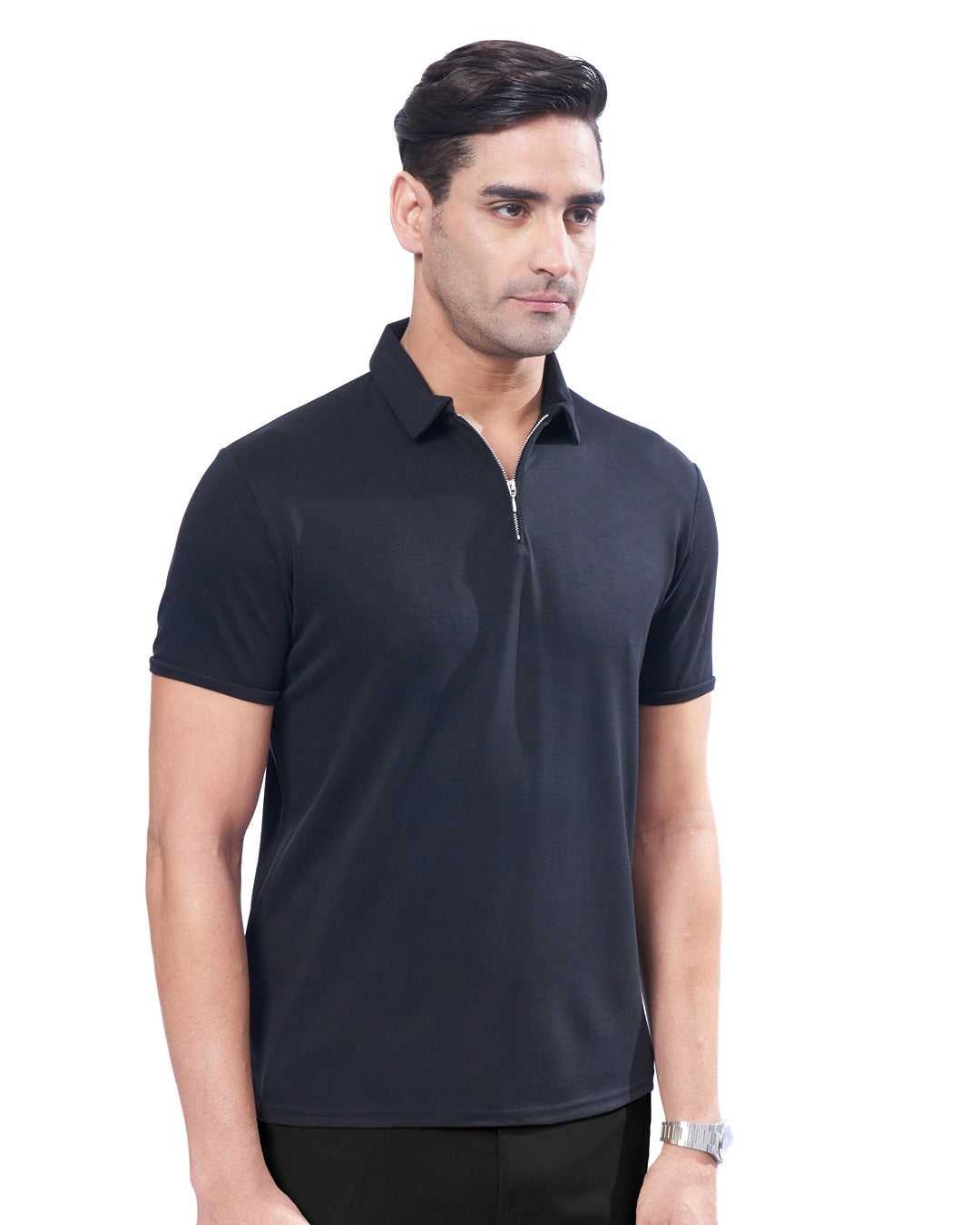 Suede Zipper - Polo