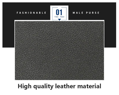Thread Leather Wallet - Faux Classic – Sleek, Durable, Stylish,